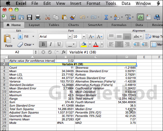 get data analysis tool in excel for mac
